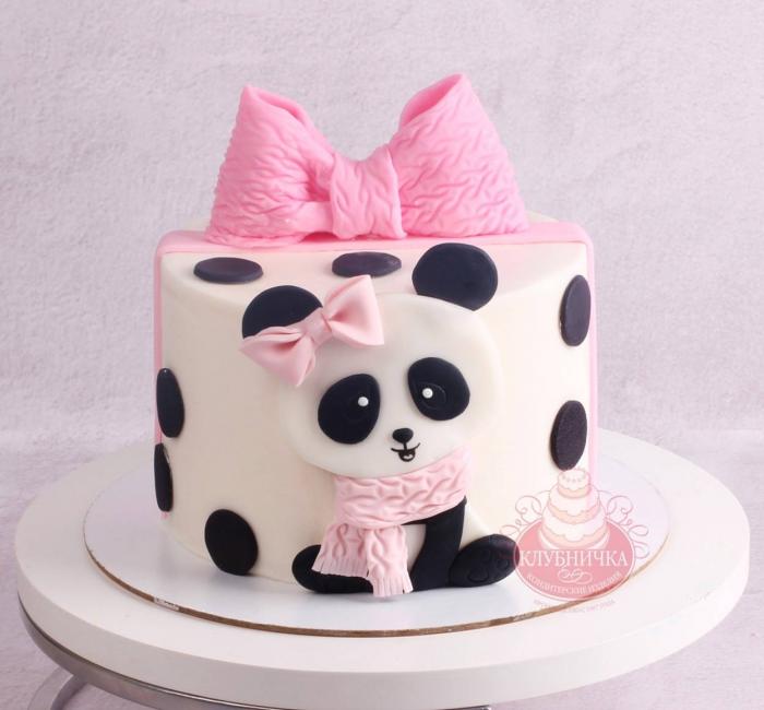 Детский торт "Милая панда"