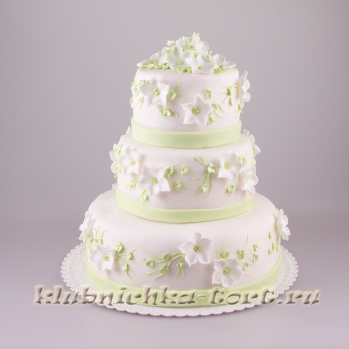 Свадебный торт "Оливия" 1600руб/кг