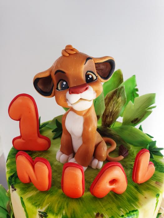 Детский торт "львенок Симба"