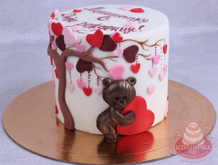Торт на День влюбленных "Под деревом любви" 1700 руб/кг