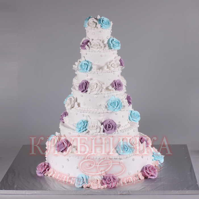 Cвадебный торт "Большая свадьба" 1400 руб/кг