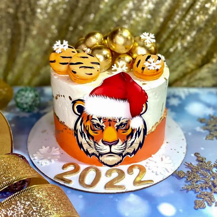 Новогодний торт “Время Тигра”