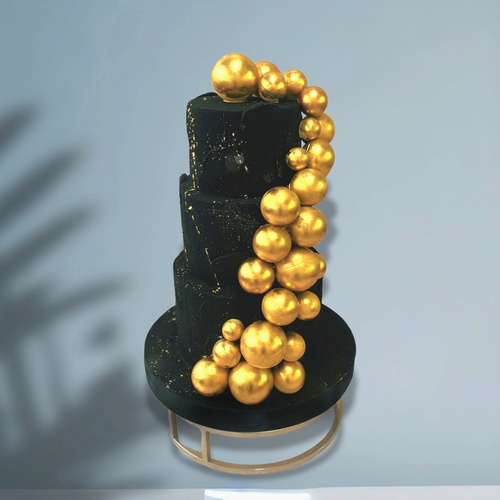 Свадебный торт "Черное золото"