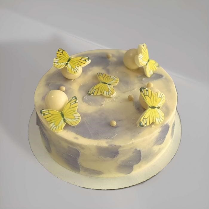 Торт "Жемчужные бабочки"